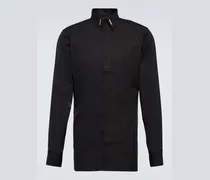 Givenchy Camicia in popeline di cotone Nero
