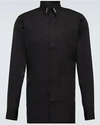 Givenchy Camicia in popeline di cotone Nero