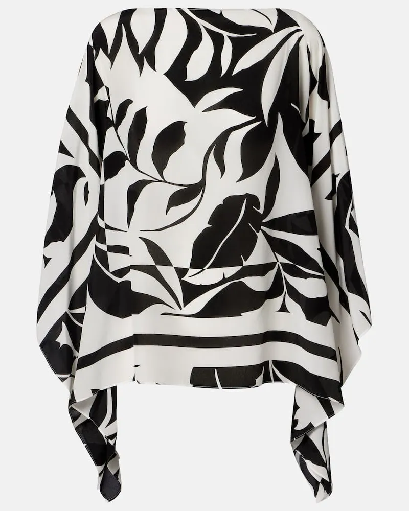 Max Mara Blusa Ambuto in seta con stampa Multicolore