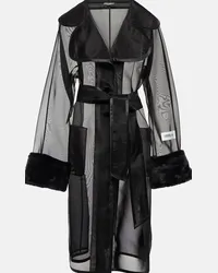 Dolce & Gabbana x Kim - Trench in organza Nero