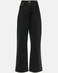 Jacquemus Jeans a gamba larga Le de-Nîmes Large Nero