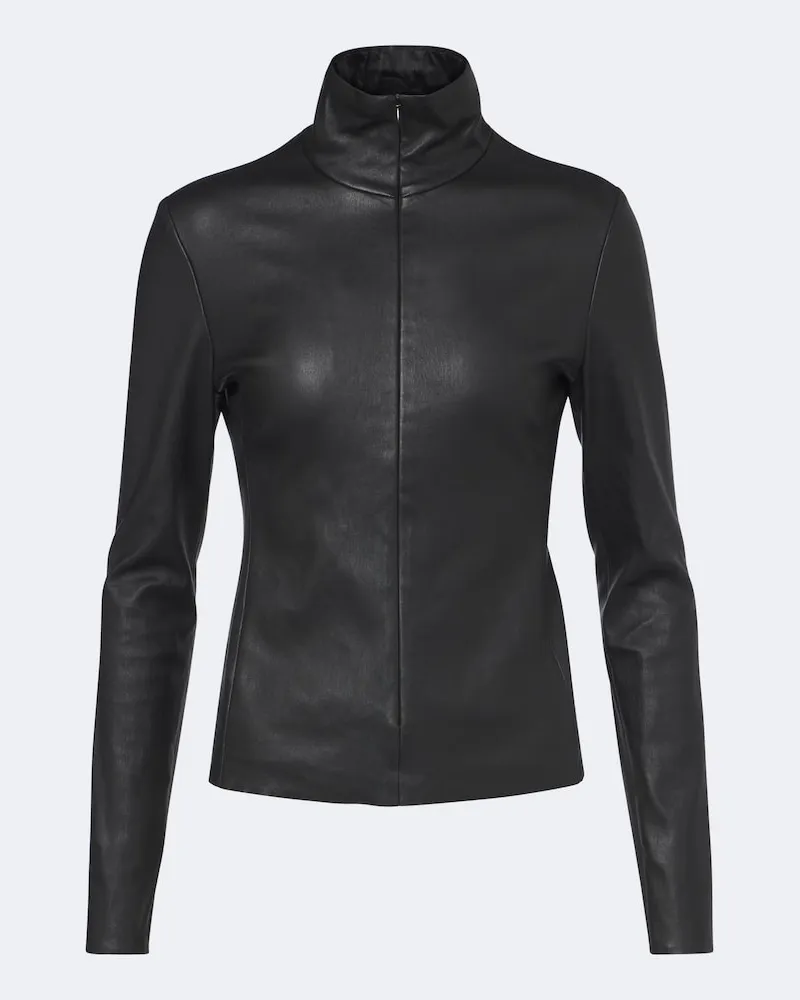 Stouls Giacca Selene in pelle Nero