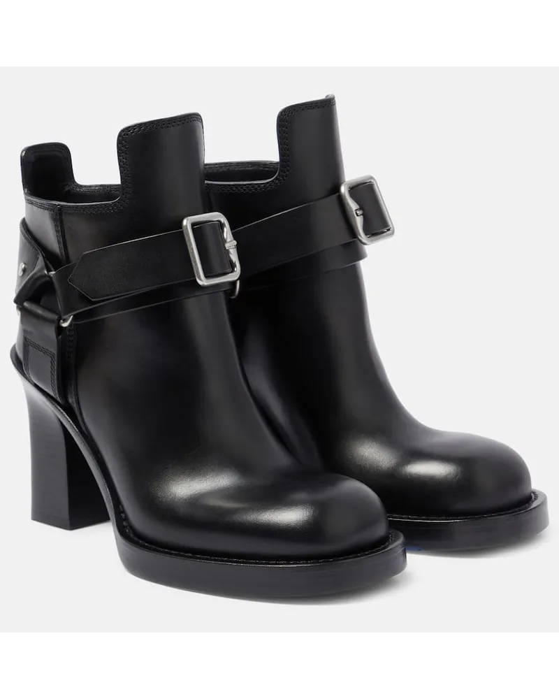 Burberry Stivaletti in pelle Nero