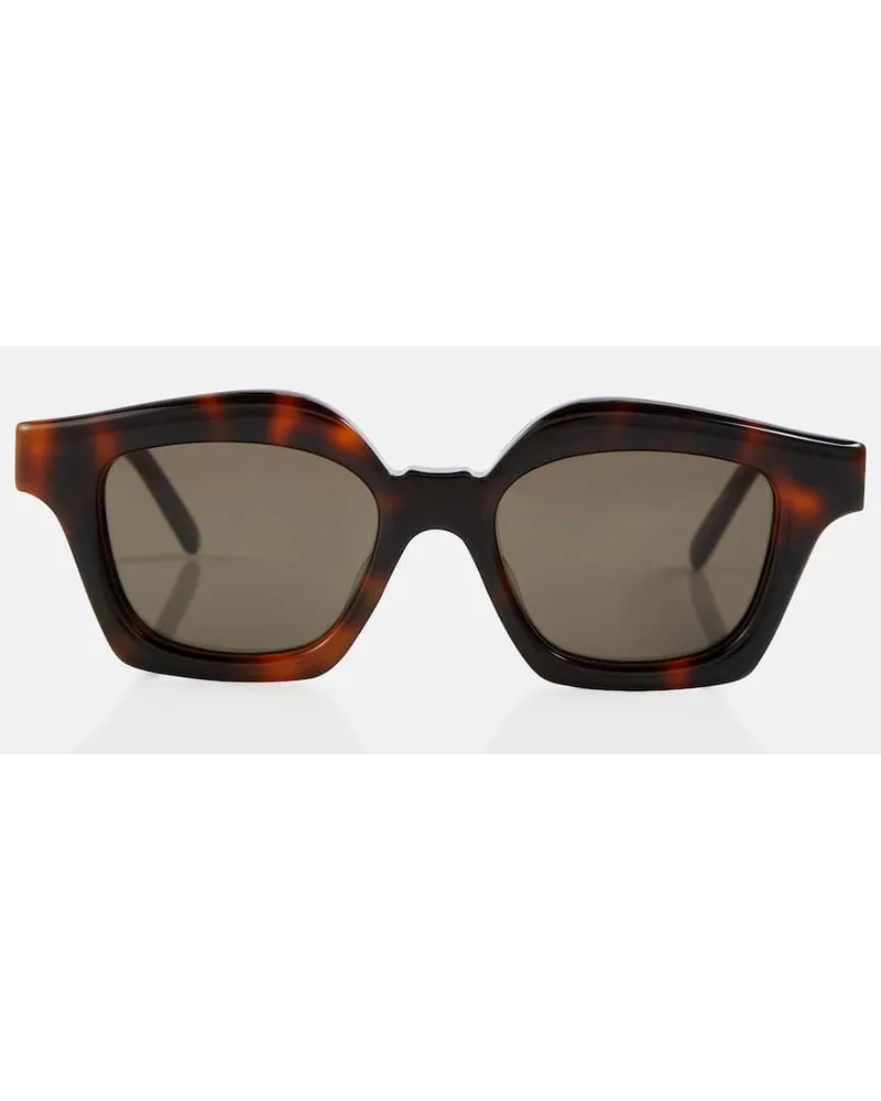 Loewe Occhiali da sole squadrati Marrone