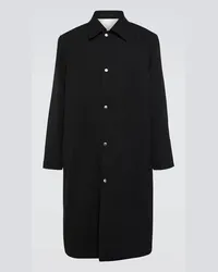 Jil Sander Cappotto oversize in lana Nero