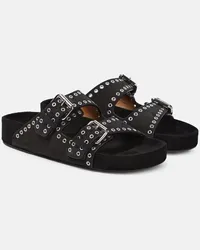 Isabel Marant Sandali Lennyo in suede Nero