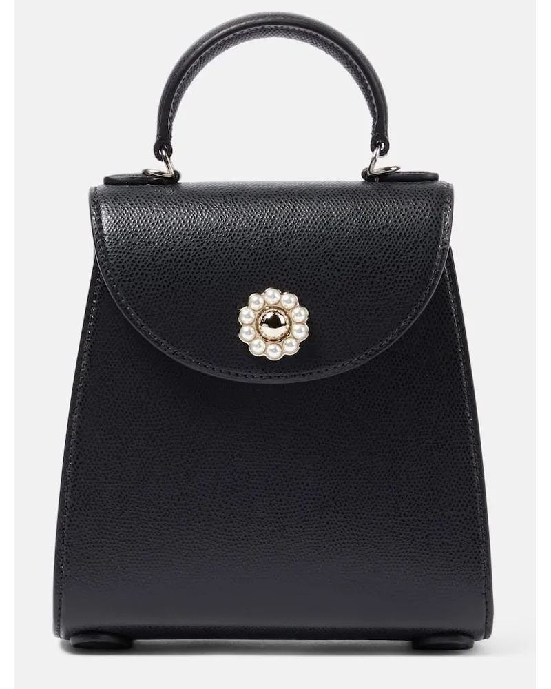 Simone Rocha Borsa Valentine Mini in pelle Nero