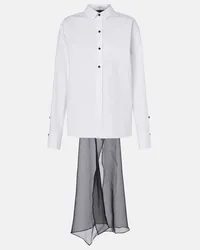 Dorothee Schumacher Camicia Poplin Power in misto cotone Bianco