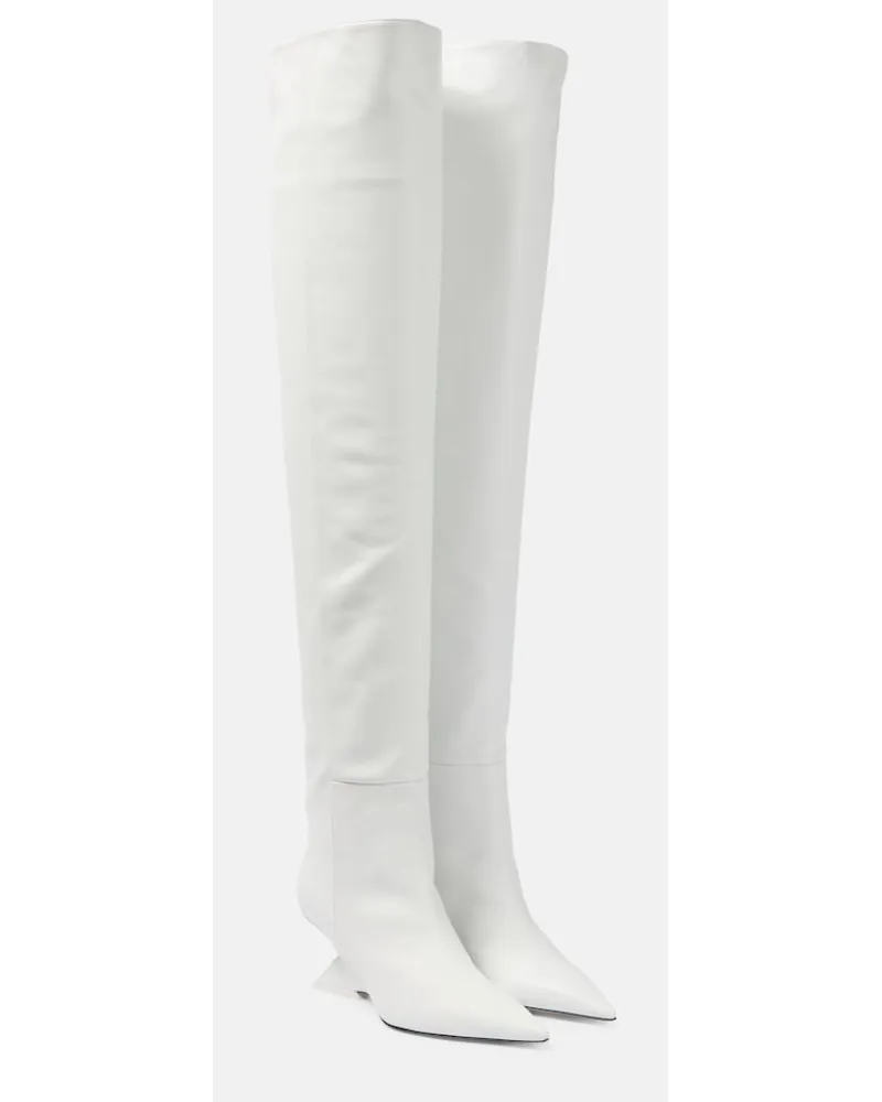 ATTICO Stivali cuissardes Cheope in pelle Bianco
