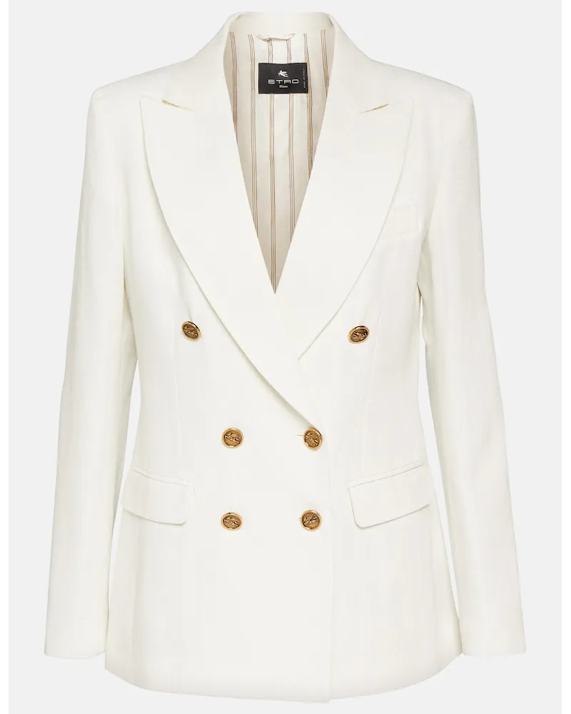 Etro Blazer doppiopetto Bianco