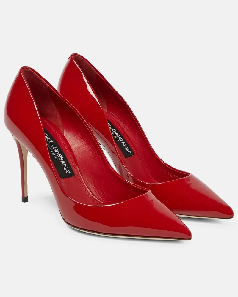 Dolce & Gabbana Pumps Cardinale in vernice Rosso