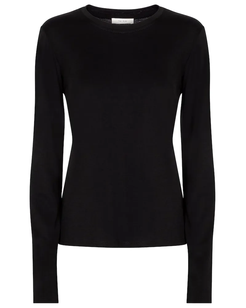 The Row Top Shermann in cotone Nero