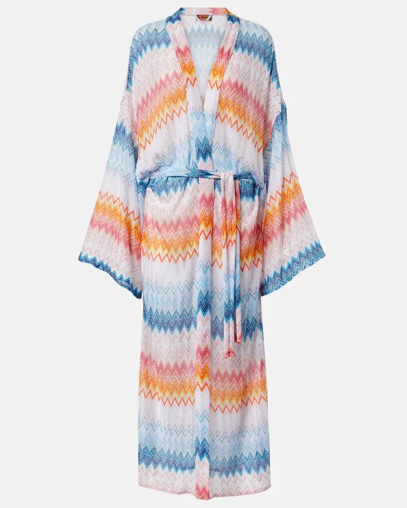Missoni Pareo in lamÃ© a zig-zag Multicolore
