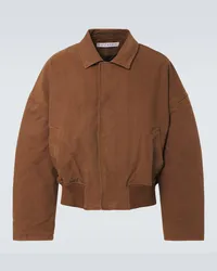 J.W.Anderson Giacca blouson in cotone Marrone