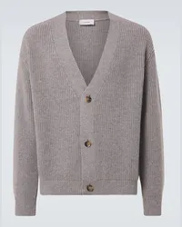 LARDINI Cardigan in lana e cashmere Grigio