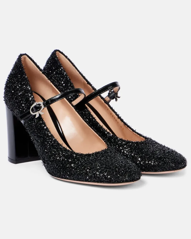 Gianvito Rossi Pumps in canvas Nero