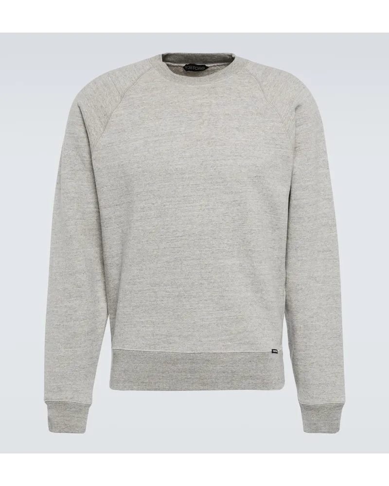 Tom Ford Felpa in cotone mÃ©lange Grigio