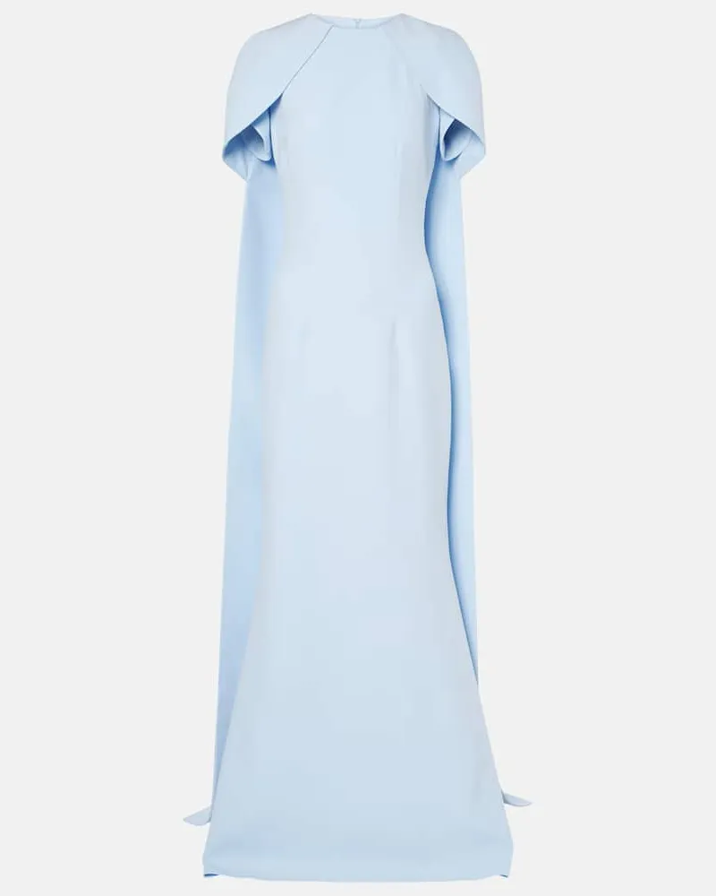 Safiyaa Abito lungo Ginko in crÃªpe Blu