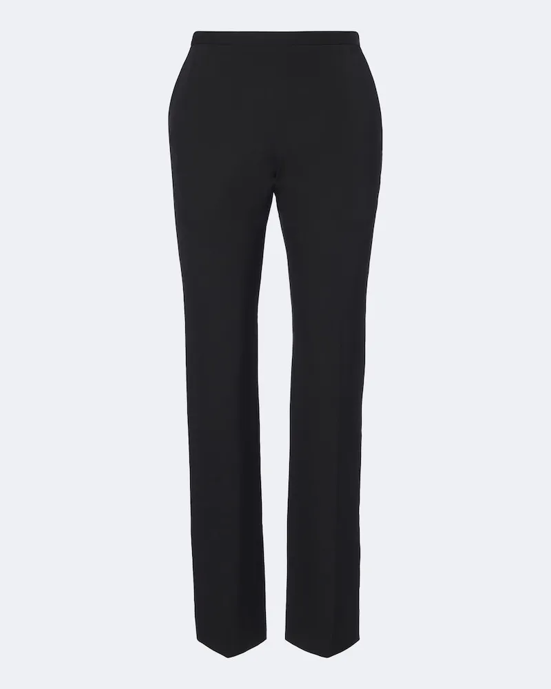 The Row Pantaloni slim Cyril in misto lana Nero