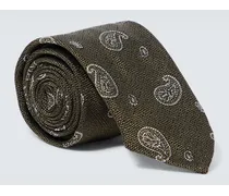 Cravatta in cotone e seta
