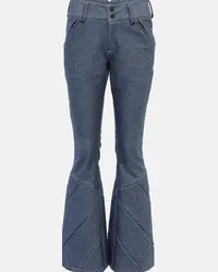 Perfect Moment Pantaloni da sci di jeans Arctic Flare Blu