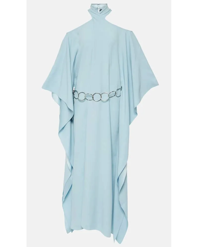 Taller Marmo Caftano Mambo in crÃªpe Blu