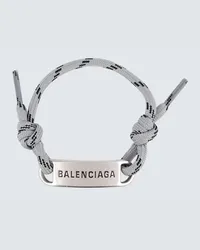 Balenciaga Bracciale con logo Nero