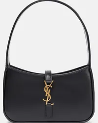 Saint Laurent Borsa a spalla Le 5 à 7 Mini in pelle Nero