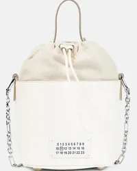 Maison Margiela Secchiello 5AC in pelle Bianco