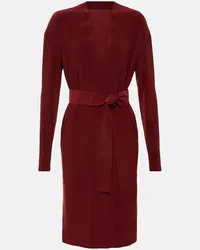 Max Mara Leisure - Cardigan Gordon in jersey Rosso