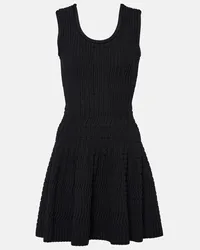 Alaïa Alaïa Miniabito in pointelle Nero