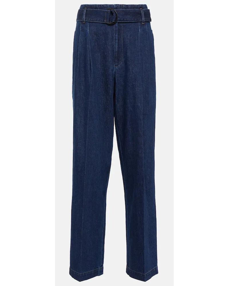 Ralph Lauren Jeans a vita alta e gamba larga Blu