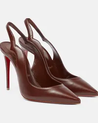 Christian Louboutin Pumps Nudes Hot Chick in pelle Marrone