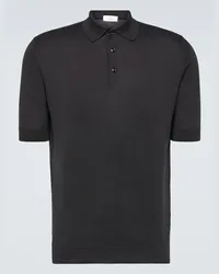 LARDINI Polo in cotone Nero