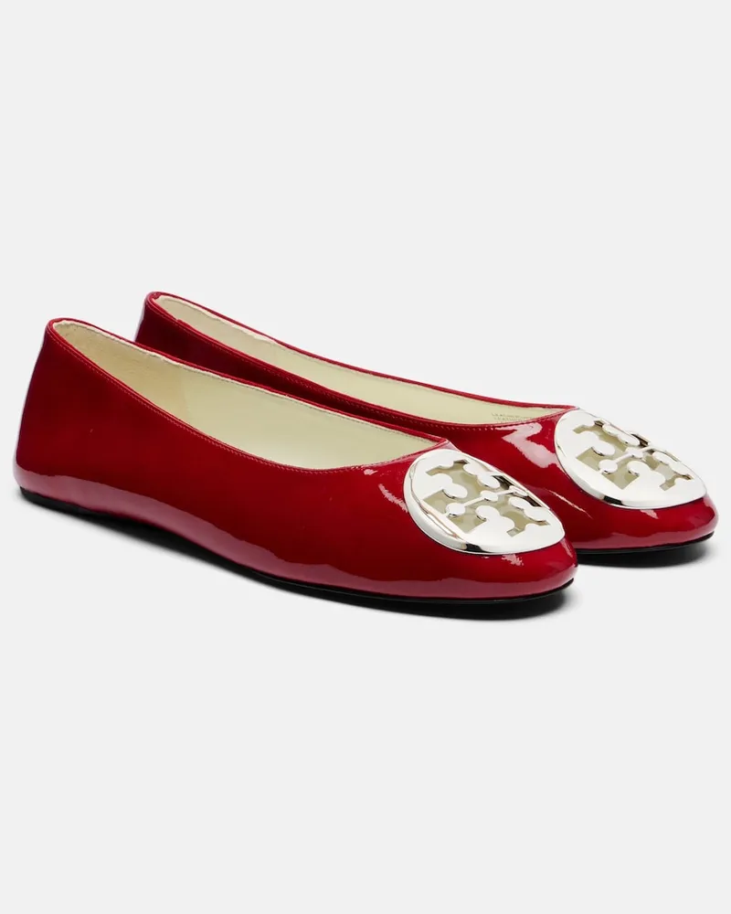 Tory Burch Ballerine Reva in vernice con decorazione Rosso