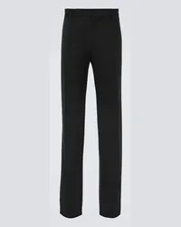 Dolce & Gabbana Pantaloni regular in misto lana Nero