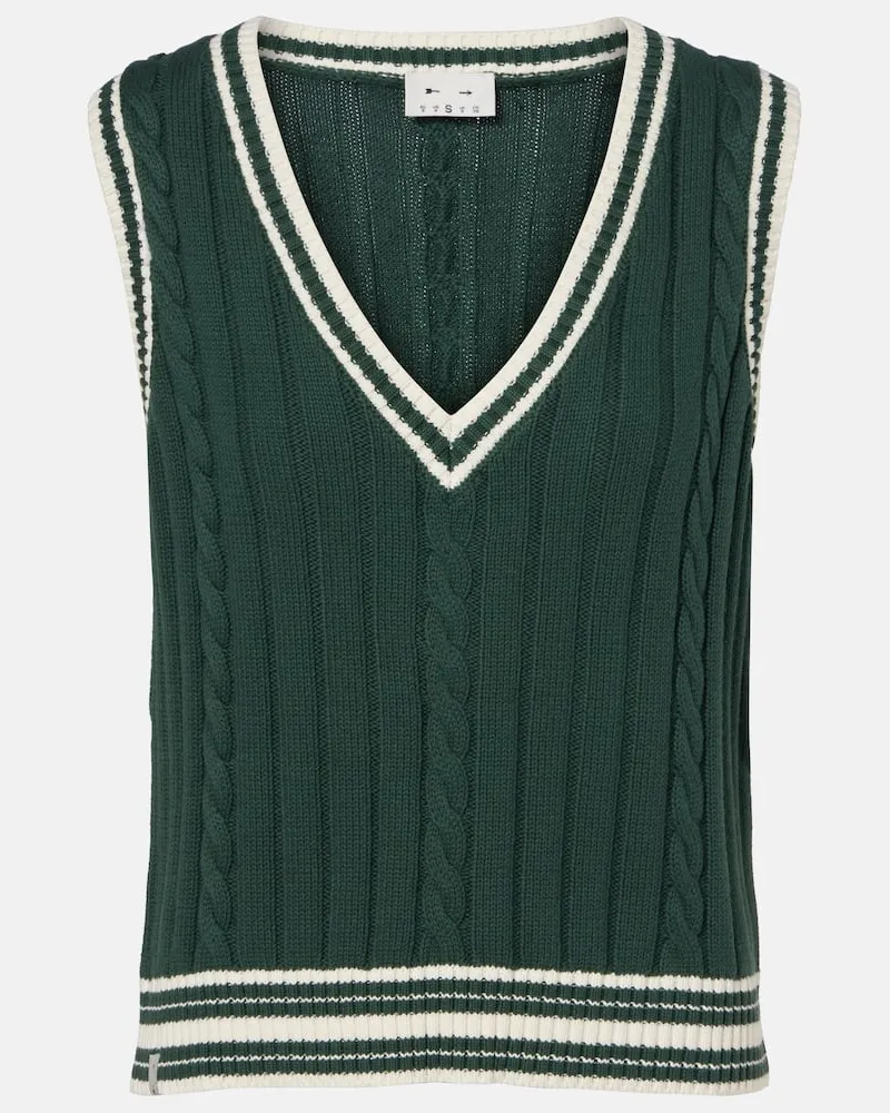 The Upside Gilet Santa Fe Julia in cotone Verde