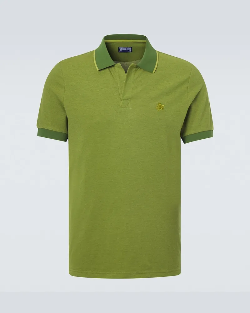 Vilebrequin Polo in piquÃ© di cotone Verde