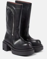 Rick Owens Stivali in pelle Nero