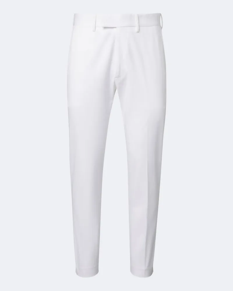 Tom Ford Pantaloni chino in twill di cotone Bianco