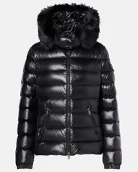 Moncler Piumino Badyf con shearling Nero