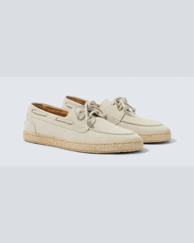 Brunello Cucinelli Mocassini in suede Beige