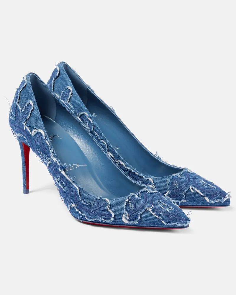 Christian Louboutin Pumps Kate 85 in denim Blu