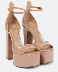 Valentino Garavani Sandali con plateau Tan-Go 155 Rosa