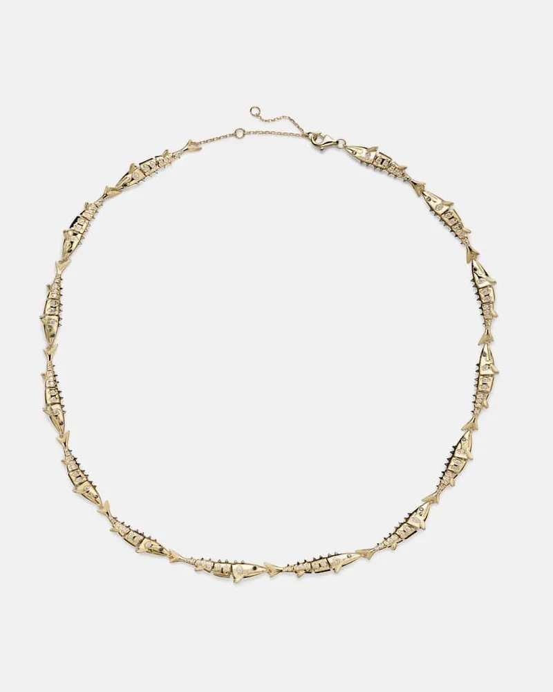 Yvonne Léon Yvonne LÃ©on Collana Marlin in oro 9kt con diamanti Oro