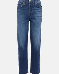 RE/DONE Jeans regular a vita alta Blu