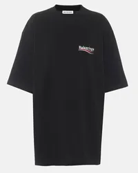 Balenciaga T-shirt in cotone Nero