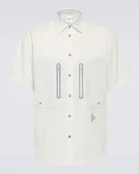 and wander Camicia in tessuto tecnico Bianco