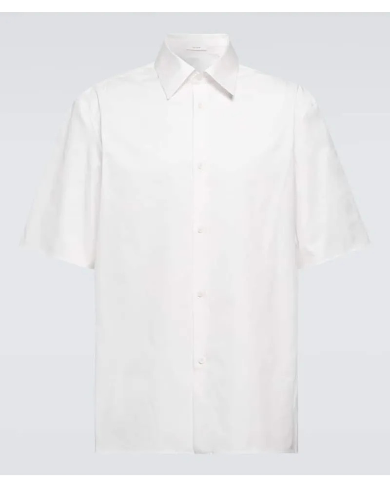 The Row Camicia Patrick in popeline di cotone Neutro