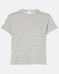 RE/DONE x Hanes - T-shirt 1950s in jersey Grigio